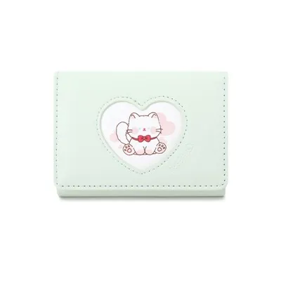 Egyedi legjobb rózsaszín bőr háromszoros pénztárcák Billfold tizenéveseknek