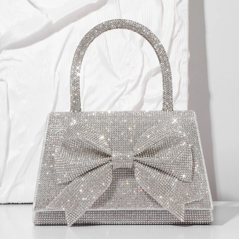 silver satchel handbag
