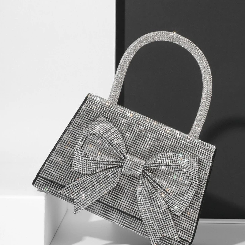shiny satchel bag for women